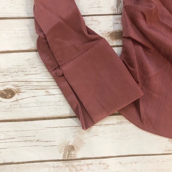 Lulumari Rose Mauve One Shoulder Top - Picture 6 of 7